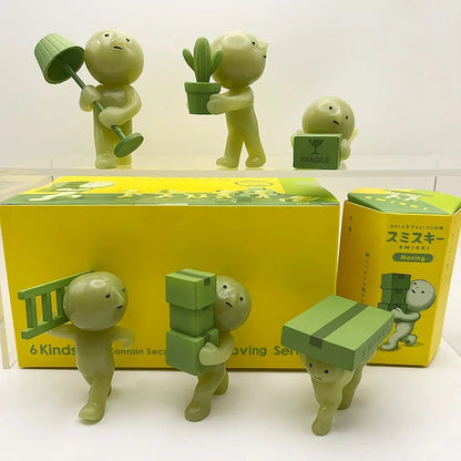 2025 Sonny Angel Smiski Moving Series Blind Box Anniversary Figure Gift