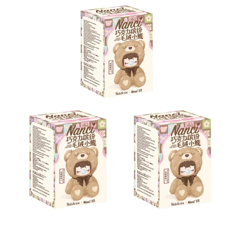 2025 Nanci Chocolate Plush Bear Surprise Blind Box Anniversary Figure Gift