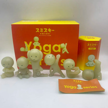 2025 Sonny Angel Smiski Yoga Series Glow In The Dark Blind Box USA Seller