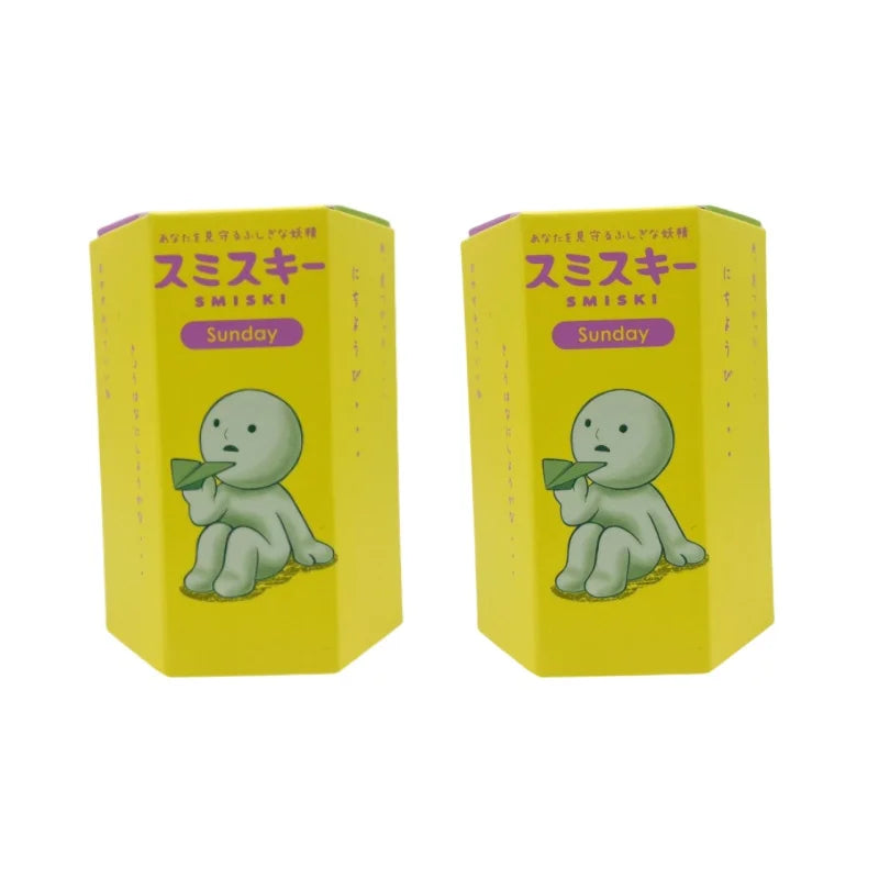 2025 Smiski Sunday Series Glow In The Dark Blind Box Anniversary Figure Gift