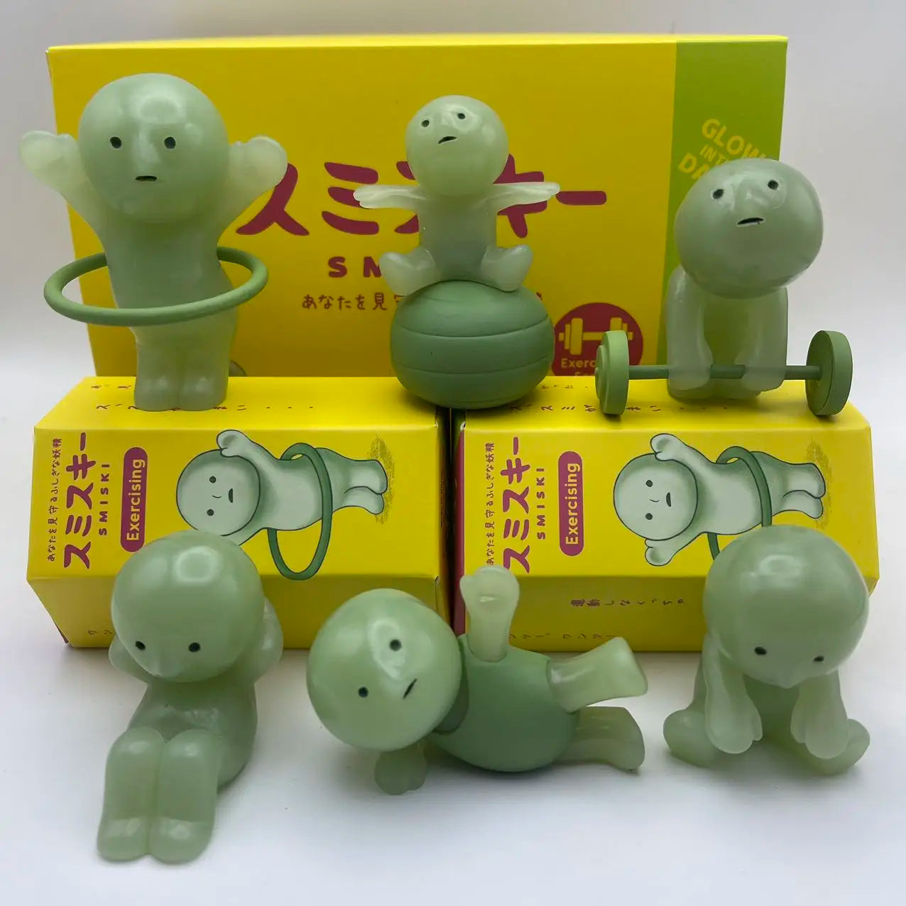 2025 Sonny Angel Smiski Exercise Series Glow In The Dark Blind Box USA Seller