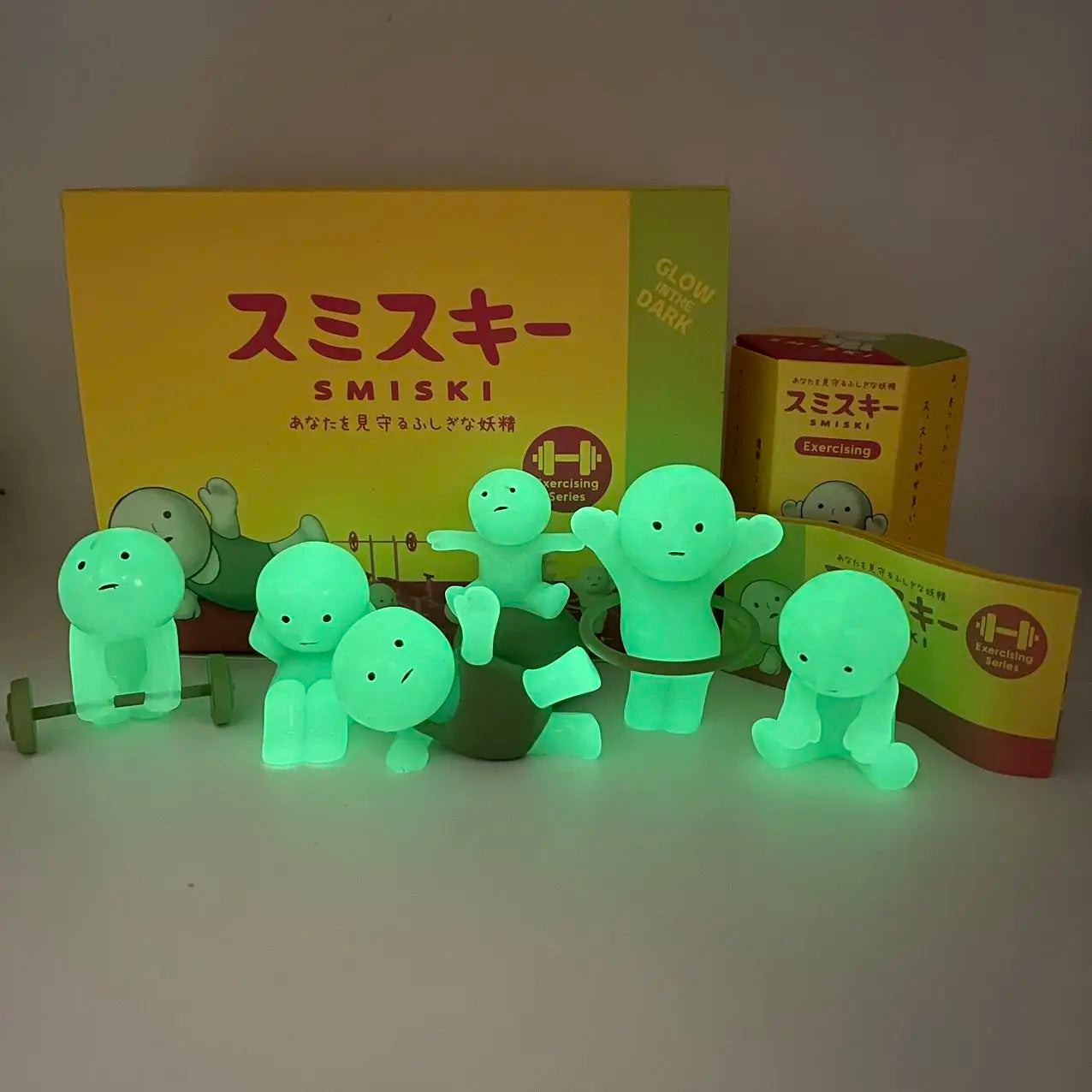 2025 Sonny Angel Smiski Exercise Series Glow In The Dark Blind Box USA Seller