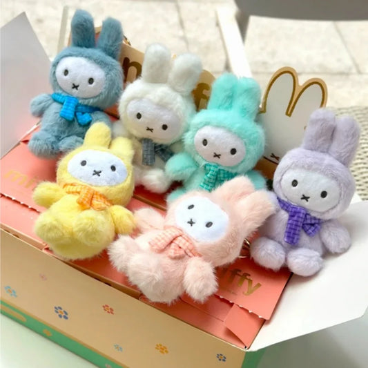 2025 Miffy Macaron Series Backpack Charm Doll Blind Box Anniversary Figure Gift