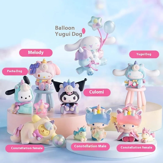 2025 Sanrio Fantasy Park Kuromi Cinnamoroll Blind Box Anniversary Figure Gift
