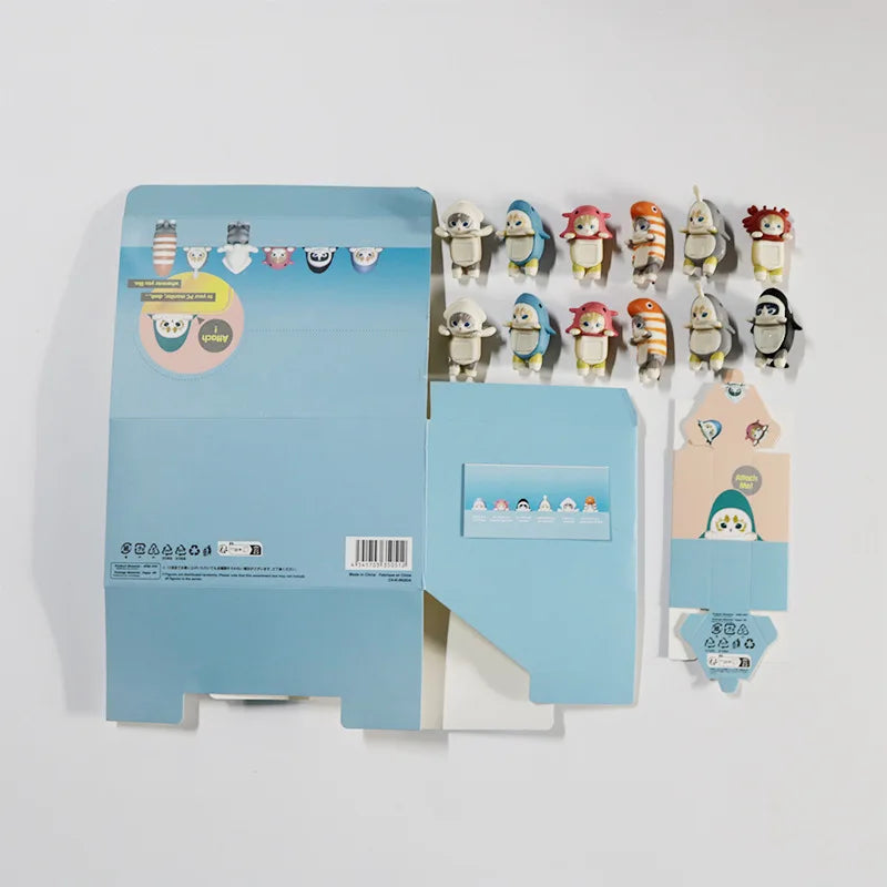 Sonny Angel Mofusand Blind Box Hippers Mini Doll Shark Cat Collectible