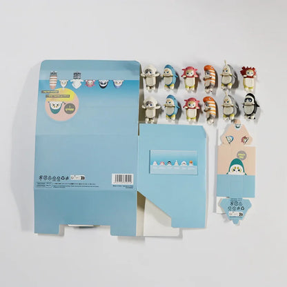 Sonny Angel Mofusand Blind Box Hippers Mini Doll Shark Cat Collectible