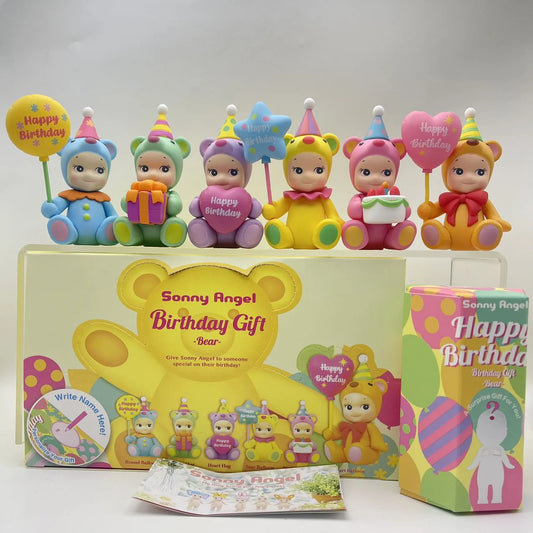 2025 Sonny Angel Birthday Gift Bear Series Blind Box Anniversary Figure Gift