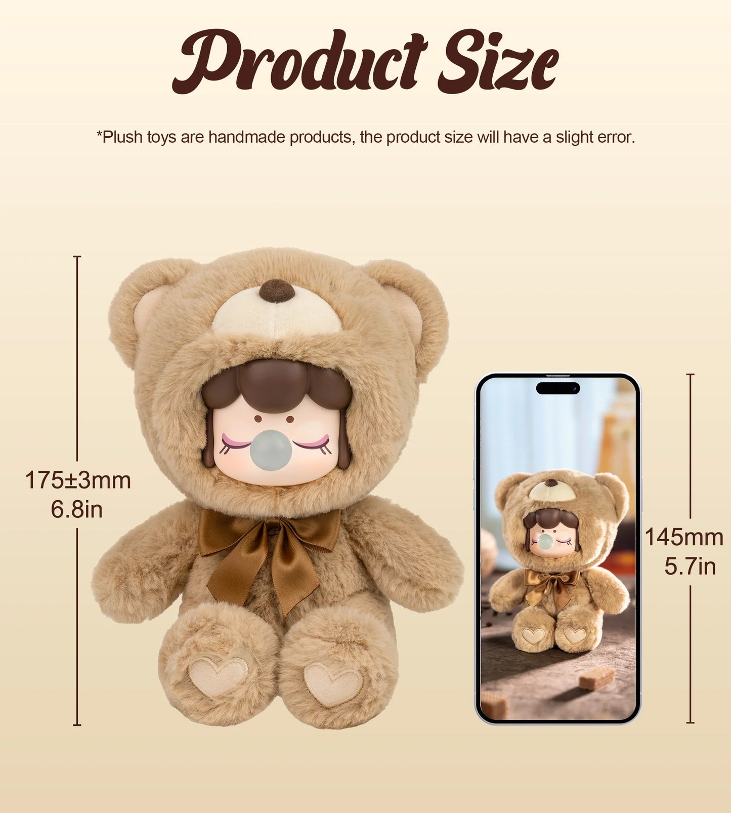 2025 Nanci Chocolate Plush Bear Surprise Blind Box Anniversary Figure Gift