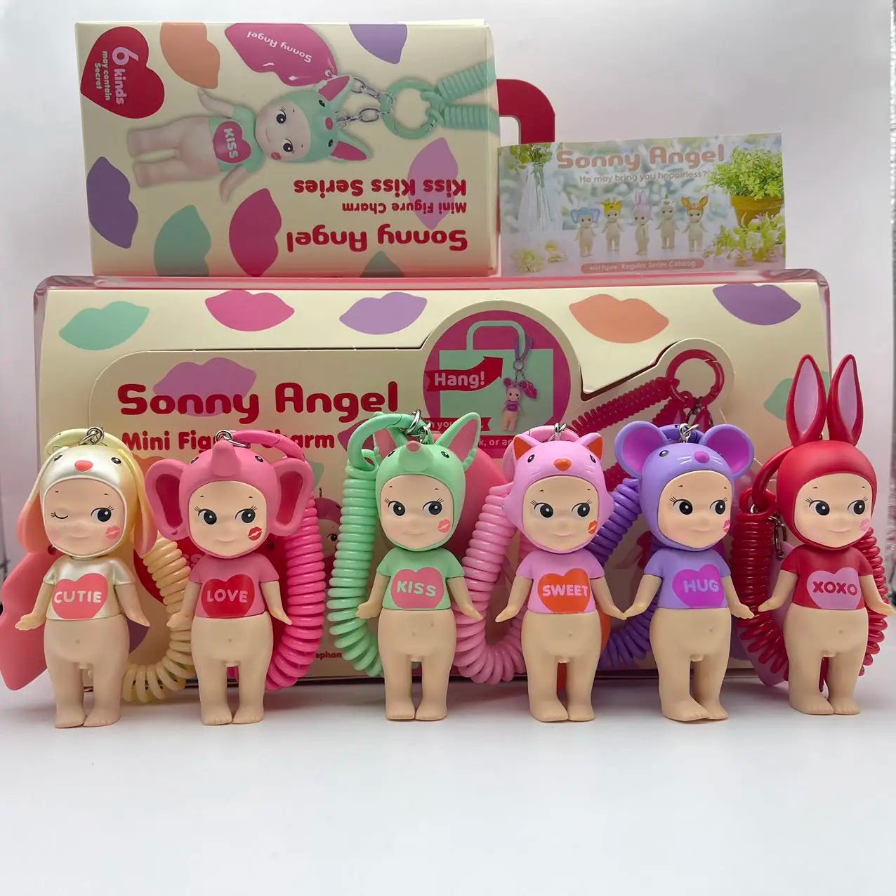 2025 Sonny Angel Kiss Kiss Series Mini Figure Blind Box Anniversary Figure Gift