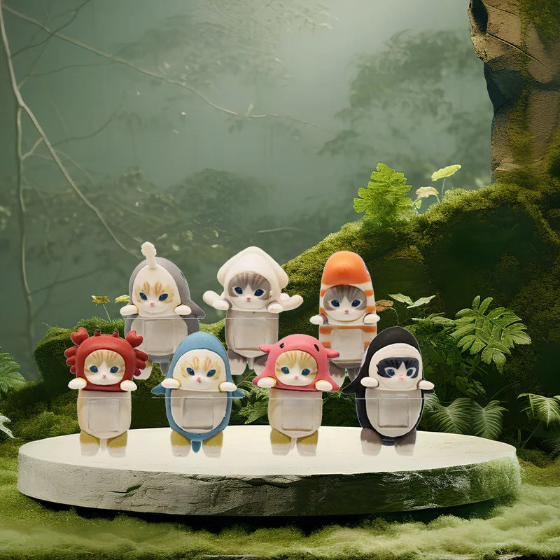 Sonny Angel Mofusand Blind Box Hippers Mini Doll Shark Cat Collectible